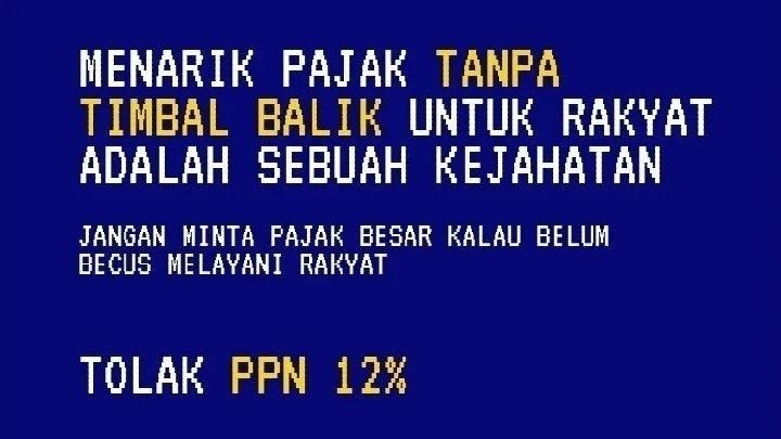 Petisi penolakan PPN 12 persen. (Sumber:Change.org)